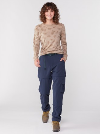 Women's Nylon Straight-Leg Pants