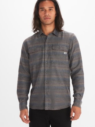 Marmot Fairfax Heathered Midweight Flannel Shirt - Mens