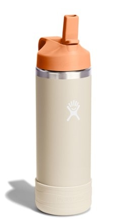 Hydro Flask Kids' Wide-Mouth Water Bottle with Straw Cap and Bottle Boot - 18 fl. oz. 1