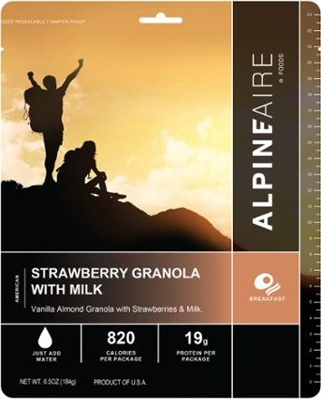 AlpineAire Foods Strawberry Granola with Milk 0