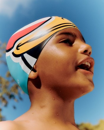Speedo Printed Character Swim Cap - Kids' 3