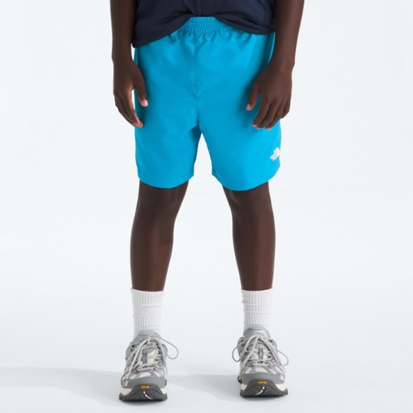 On Body Image of color Meridian Blue Logo Print