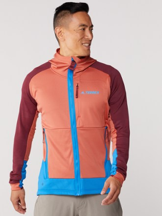 adidas Terrex Tech Flooce Hooded Fleece Jacket - Men's | REI Co-op