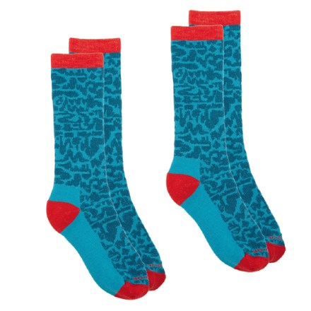 REI Co-op Timber Mountain Merino Wool Snow Socks - Kids' - 2 Pairs 0