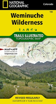 Weminuche Wilderness Trail Map National Geographic Weminuche Wilderness Trail Map | Rei Co-Op