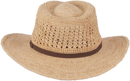 Scala Puerto Fine Crochet Raffia Outback Hat - Men's 2