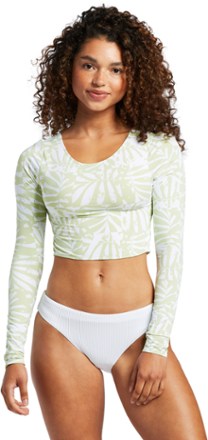 Roxy Waves for Days Crop Rashguard - Women's 0
