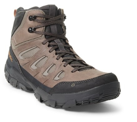 Oboz Sawtooth X Mid Hiking Boots - Men's 3/4 view (Rockfall)