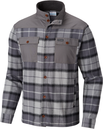 columbia flannel shirt jacket