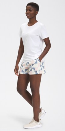 The North Face Class V Shorts - Women's - Evening Sand Pink Patchwork 3