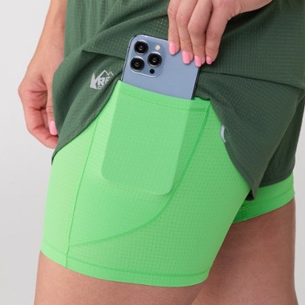 REI Co-op Swiftland 2-in-1 Running Shorts - Women's 10