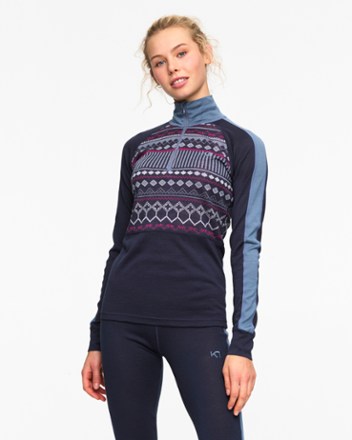 Kari Traa Tuva Half-Zip Base Layer Top - Women's 1