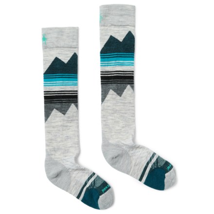 Ski Targeted Cushion Pattern Over The Calf Socks - Women's