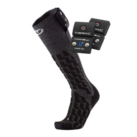 Therm-ic Heat Fusion Heated Socks + S-Pack 700B Batteries 3
