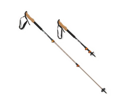 TrailBuddy Trekking Poles - Lightweight, Collapsible Hiking Poles for  Backpacking Gear - Pair of 2 Walking Sticks for Hiking, 7075 Aluminum with  Cork