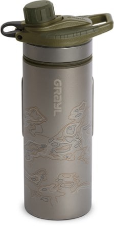 Grayl GeoPress Ti Water Filter and Purifier Bottle - 24 fl. oz. 0