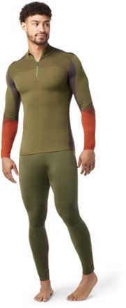 Smartwool Intraknit Thermal Merino Colorblock Quarter-Zip Base Layer Top - Men's 3