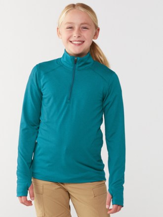REI Co-op Midweight Base Layer Zip-Neck Top - Kids' 1