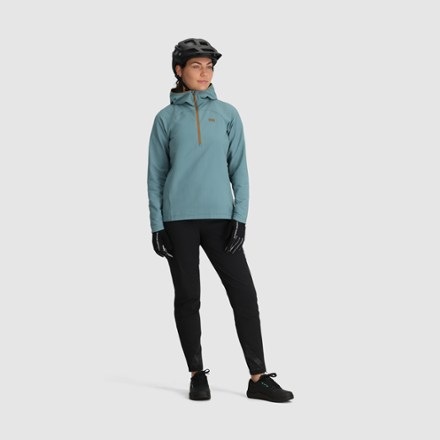 Outdoor Research Freewheel Half-Zip Bike Hoodie - Women's 3