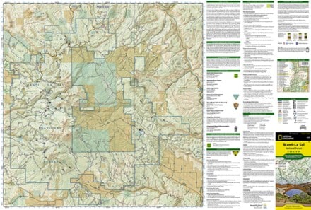 National Geographic Manti La Sal National Forest Trail Map 1