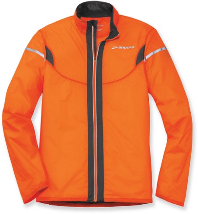 brooks jackets mens orange