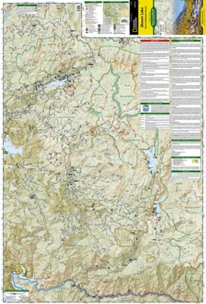 National Geographic Shaver Lake: Sierra National Forest Topographic Map 1