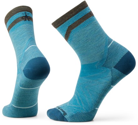 Smartwool Performance Run Zero Cushion Mid Crew Pattern Socks - Men's 0