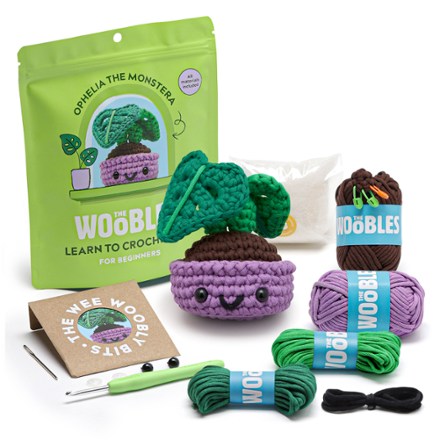 The Woobles Ophelia the Monstera Plant Crochet Kit | REI Co-op