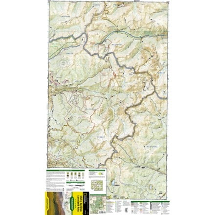 National Geographic Idaho Springs/Georgetown/Loveland Pass Trail Map 1