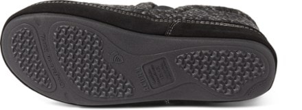 Acorn Fave Gore Slippers - Men's Sole view (Charcoal Tweed)