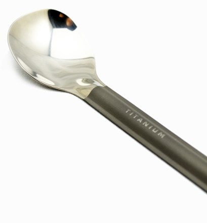 TOAKS Titanium Long Handle Spoon with Polished Bowl 1