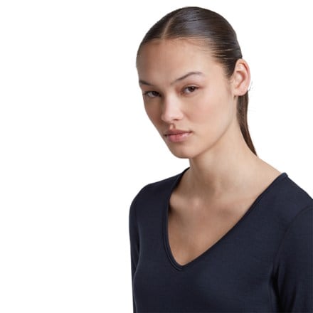 Icebreaker Merino 260 Oasis Long-Sleeve V-Neck Base Layer Top - Women's 5