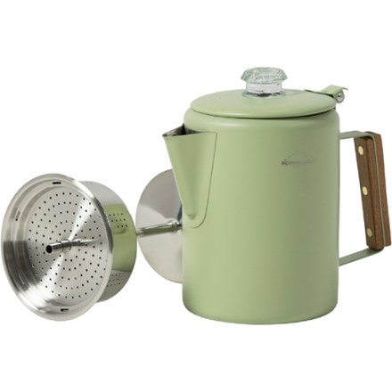 Alpine Mountain Gear Stainless-Steel 9-Cup Percolator 1