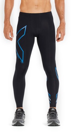 mens blue compression tights
