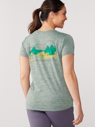 Patagonia Capilene Cool Daily Graphic Lands T-Shirt - Women's 2