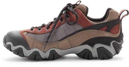 Oboz Firebrand II Waterproof Hiking Shoes - Men's Left view (Earth)