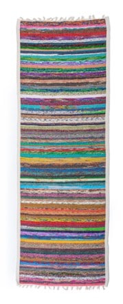Jade Recycled Sari Yoga Rug 0