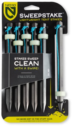 NEMO Sweepstake Tent Stakes - Package of 6 0