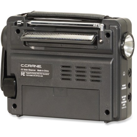 C Crane CC Solar Observer AM/FM/Weather Windup Emergency Radio 1