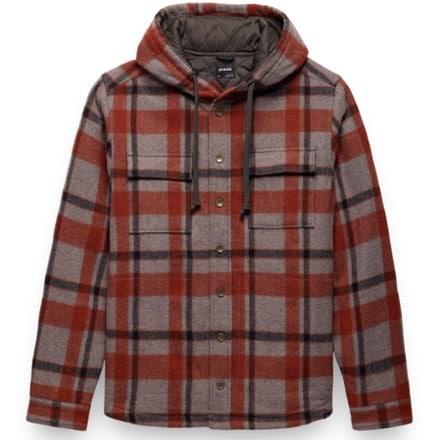 prAna Asgard Hooded Flannel Shirt Jacket - Men's 0