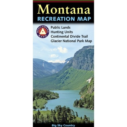 Benchmark Maps Montana Recreation Map 0