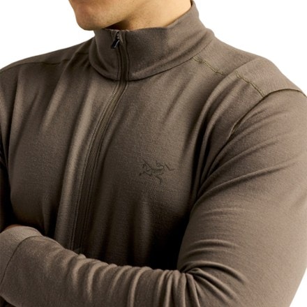 Arc'teryx Satoro Merino Wool Zip-Neck Base Layer Top - Men's 6