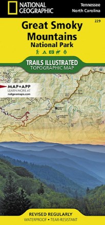 National Geographic Great Smoky Mountains National Park Trail Map 0