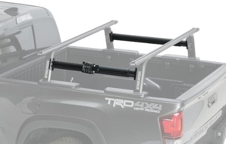Yakima SideBar Side Rails - Long Bed Side view (Black)