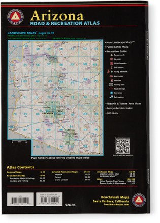 Benchmark Maps Arizona Road & Recreation Atlas - 12th Edition 3