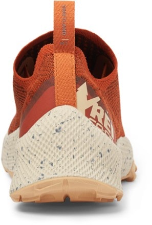 REI Co-op Swiftland MT Trail-Running Shoes - Women's Back view (Deep Orange)