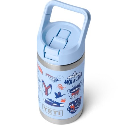 YETI Rambler Jr. Vacuum Water Bottle with Straw Cap - 12 fl. oz. 2