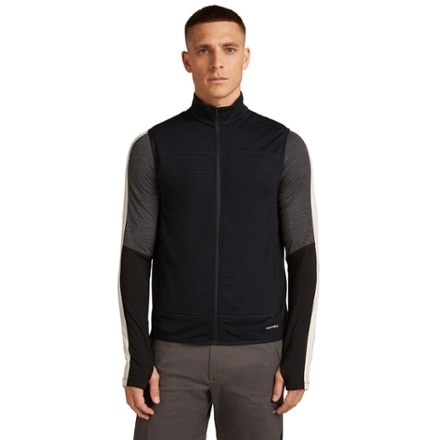 Icebreaker Merino Blend 300 RealFleece Descender Vest - Men's 0