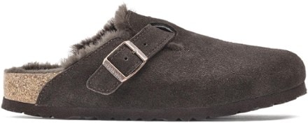 Birkenstock Women's Boston Suede Shearling-Lined Clogs