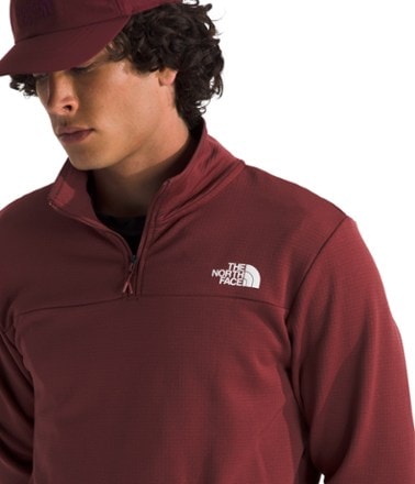 The North Face Cedar Trail Grid Fleece Quarter-Zip Pullover - Men's 5